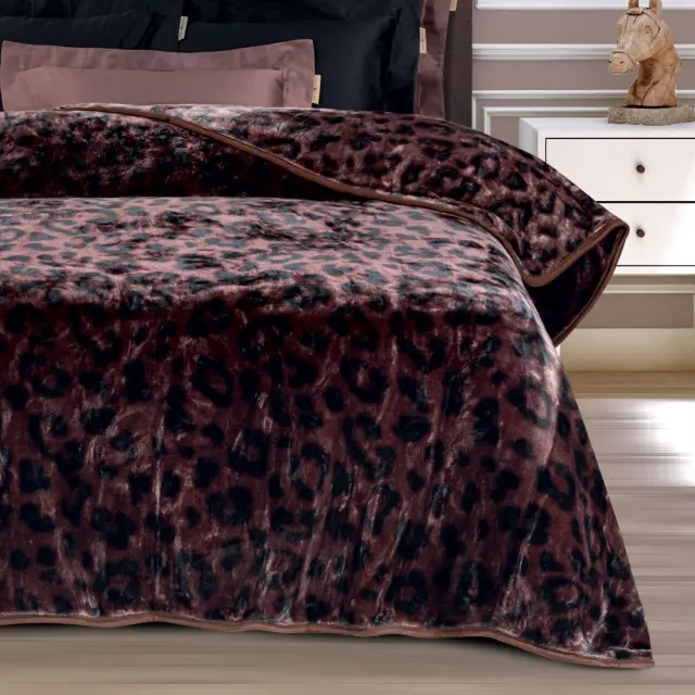 Κουβέρτα 220x240 Υπέρδιπλη Βελουτέ 700gsm Essential Greenwich Polo Club 2466 Brown 100% Ακρυλικό 2