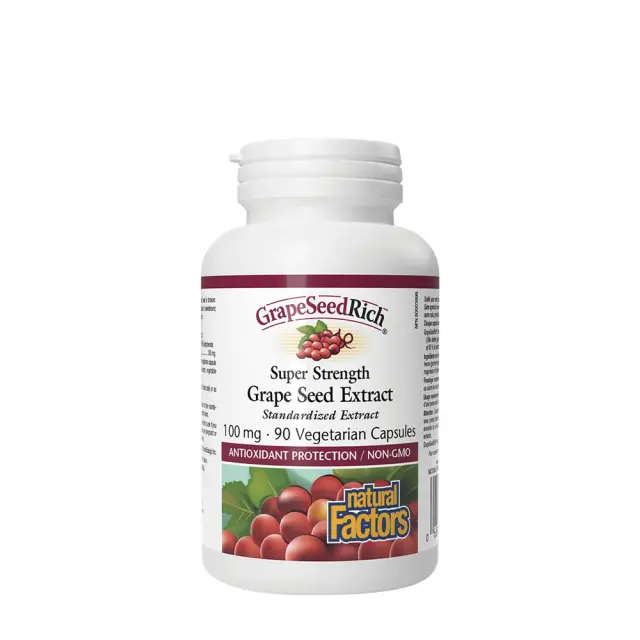 Natural Factors Super Strength Grape Seed Extract 100 mg