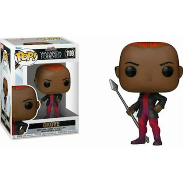 Funko Pop! Marvel: Black Panther Wakanda Forever – Okoye #1100 Bobble-Head Vinyl Figure