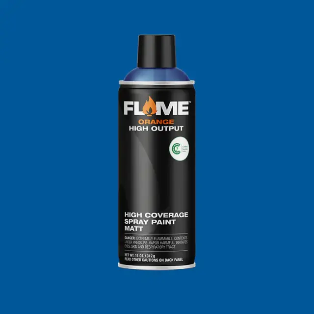 Flame Orange Spray Paint 400ml FO-512 Signal Blue