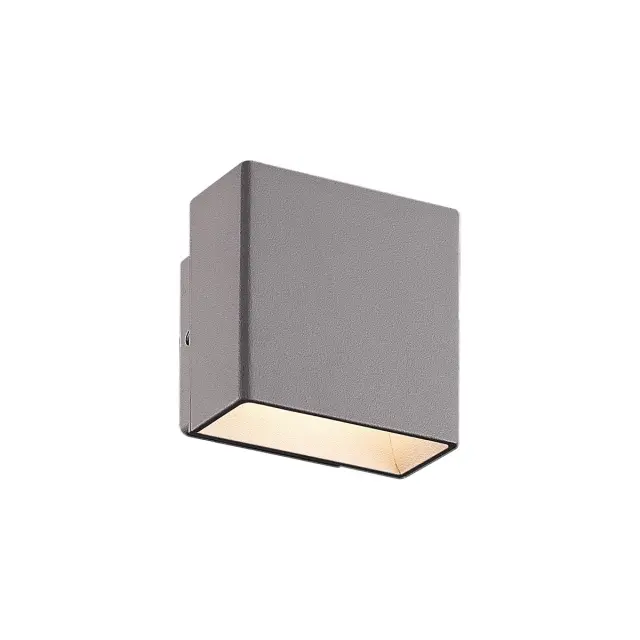 Nek Φωτιστικό Led τοίχου Up/down 7W 3000K IP54 8.2x8.2x5.8cm ανθρακί