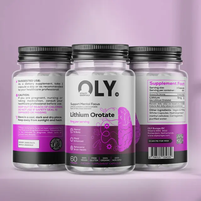 Oly Lithium Orotate 5 mg 3