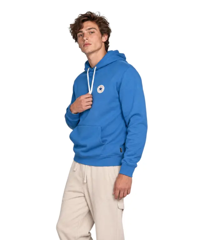 Converse - Ανδρική Μακρυμάνικη Φούτερ Chuck Taylor Patch CVM6H092-415 Μπλε 3