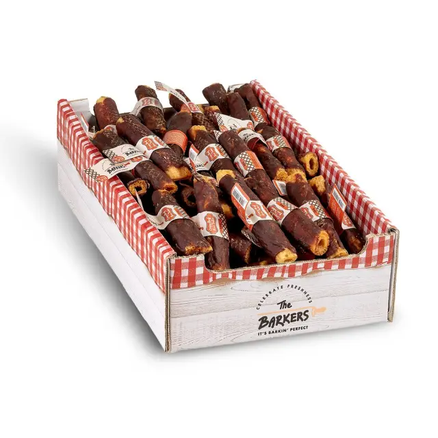 The Barkers Bbq Crispy Beef Rice Tubes 12cm