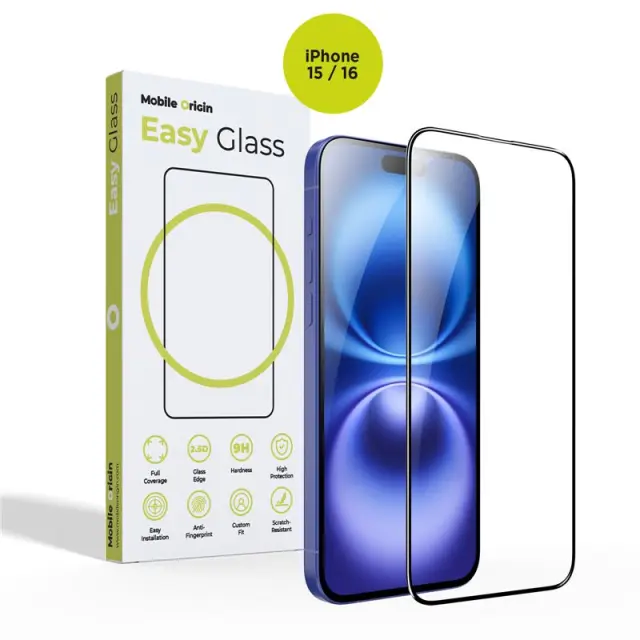 Mobile Origin EasyGlass - iPhone 15/iPhone 16