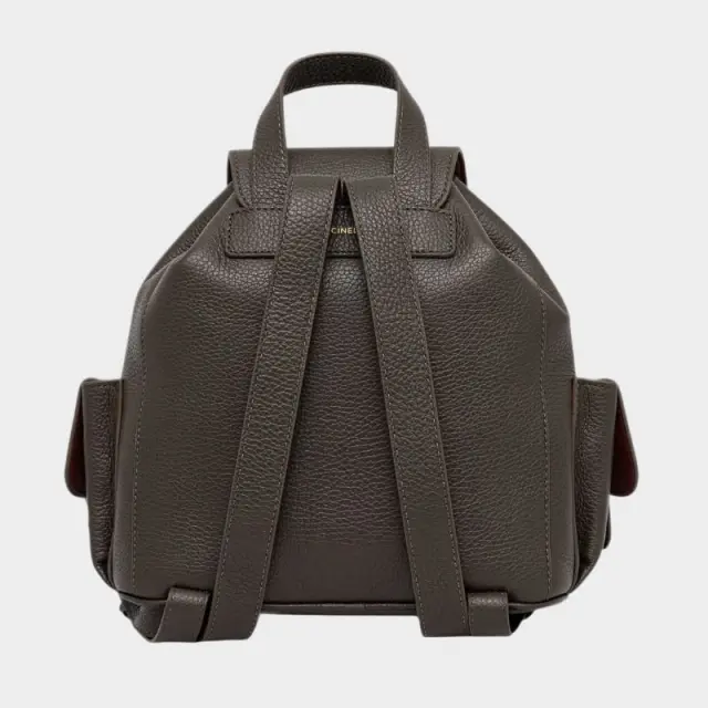 Coccinelle - Γυναικεία τσάντα Πλάτης Mavery Pocket E1VGK140101-W25 Γκρι/Καφέ 3