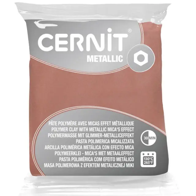 Πολυμερικός Πηλός Cernit Metallic No052 - Pink Gold - 56gr