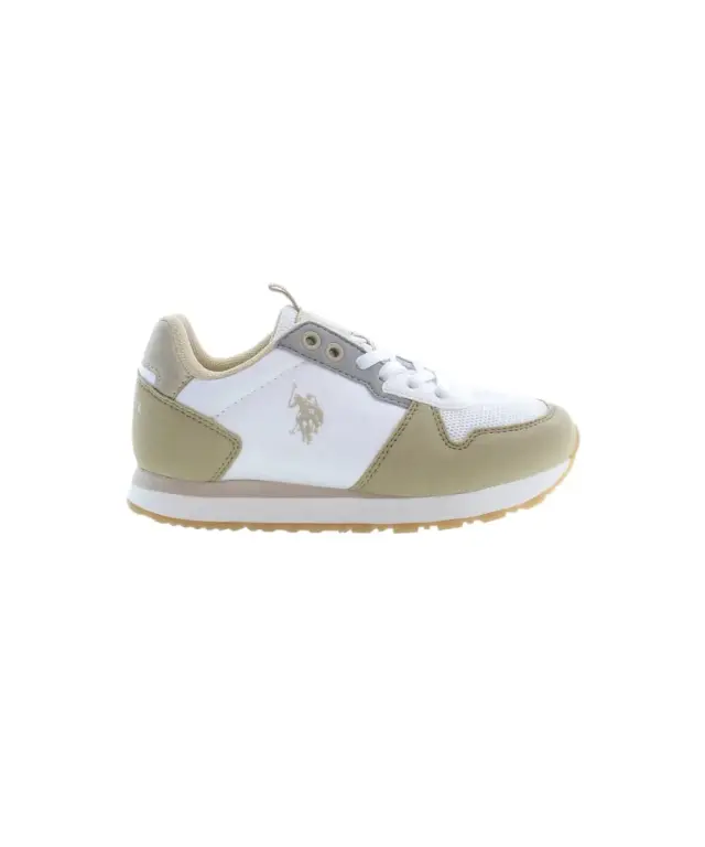 U.S. Polo Assn. - Παιδικά Sneakers NOBIK008K3TH1-WHI-L Μπεζ/Λευκό