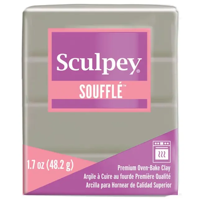 Πηλός Κοσμημάτων Sculpey Souffle - 6645 Concrete - 48gr