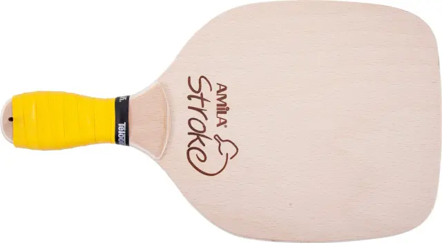 Ρακέτα Παραλίας AMILA Stroke 12mm 400gr Κίτρινο Grip (42288) 3