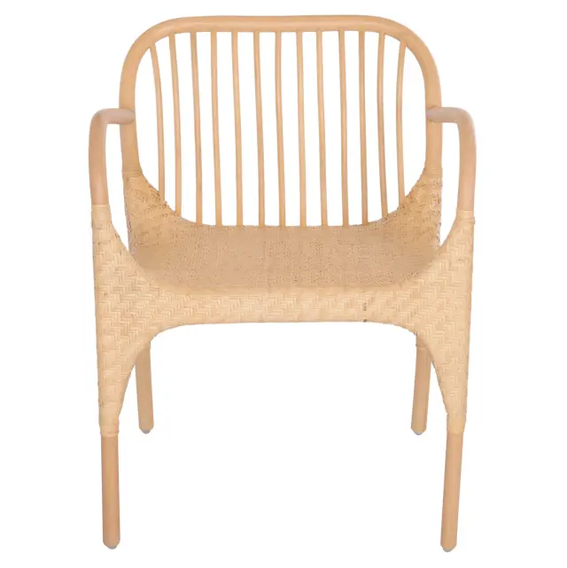 ΠΟΛΥΘΡΟΝΑ ΤΡΑΠΕΖΑΡΙΑΣ FB99957.01 ΦΥΣΙΚΟ RATTAN 62x55x82Υεκ. 3