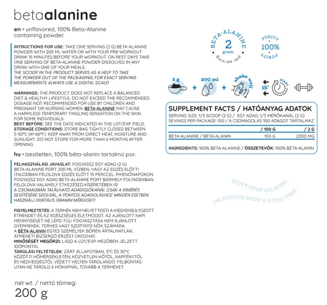 Nutriversum Beta Alanine 2
