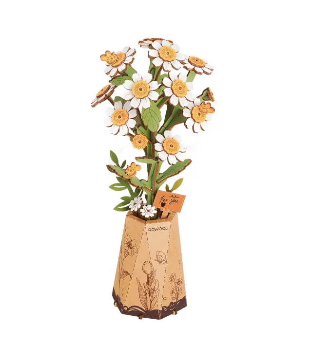 Robotime Wooden Bloom Craft Chamomile TW061