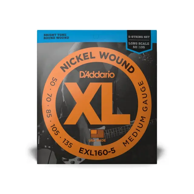 D'Addario EXL160-5 Χορδές 5άχορδου Ηλεκτρικού Μπάσου 50-135
