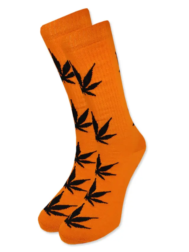Βαμβακερή Κάλτσα με Σχέδια Marijuana NODO 2