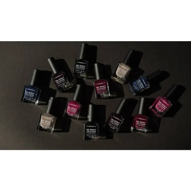 ΚΟΡΡΕΣ Βερνίκι Νυχιών Gel Effect Nail Color 76 Smokey Plum Με Αμυγδαλέλαιο 11ml 2