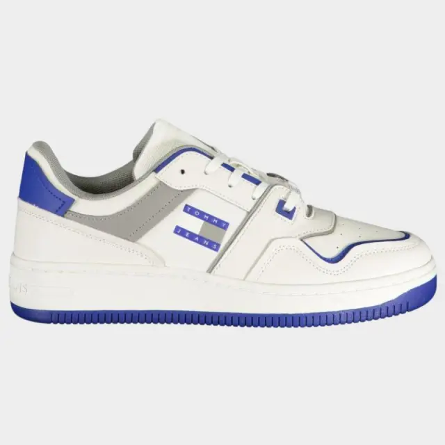 Tommy Hilfiger - Ανδρικά Sneakers Retro Basket EM0EM01463-C8T Λευκό - 46