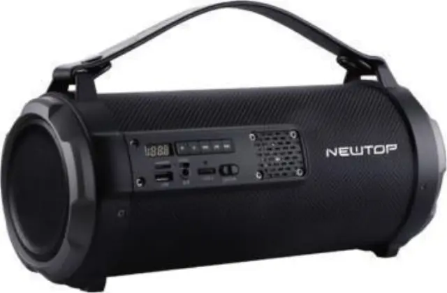 Newtop SP10 Ηχείο Bluetooth 11.5W με Ραδιόφωνο και διάρκεια μπαταρίας έως 2 ώρες Μαύρο