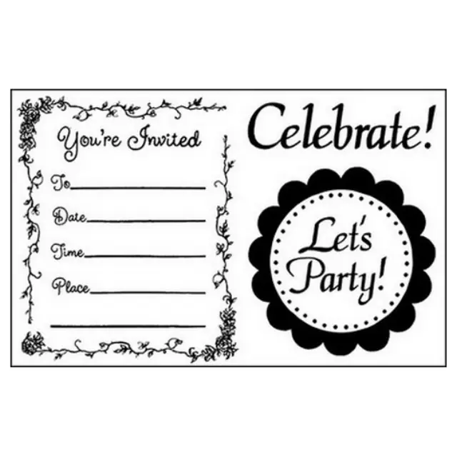 Σφραγίδα 7x11cm Celebrate, Stamperia