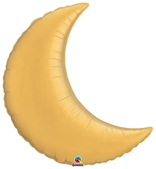 Μπαλόνι Φοιλ 35'' Σχήμα Φεγγάρι Χρυσό Crescent moon