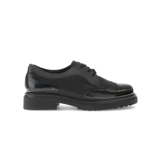 Gabor Δετά-Oxfords Γυναικείο δέρμα Μαύρο GAB/72555 17-SCHWARZ - 39
