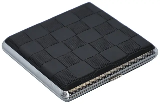 Gentelo Ταμπακιέρα Black - Embossed Checkboard 2