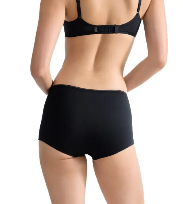Sloggi Γυναικείο Εσώρουχο Feel Sensational Short 02, Χρώμα Μαύρο 2
