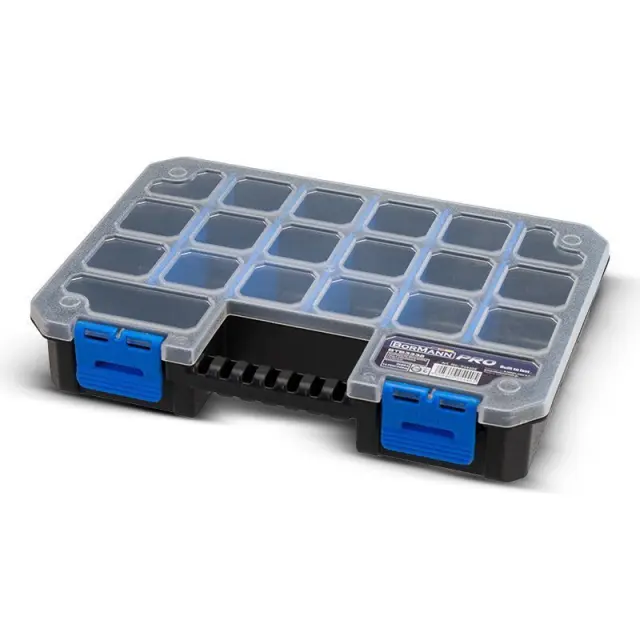 BORMANN Pro BTB3332 - BORMANN Pro BTB3332 Ταμπακιέρα Εργαλείων Πλαστική "Zebra", 14 Θέσεων Με Μεταβλητά Διαχωριστικά (054405) 2