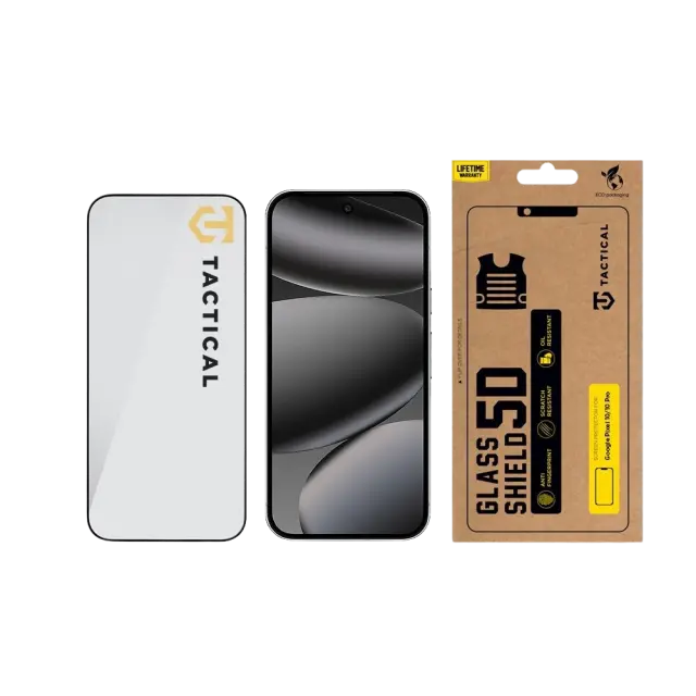 Tactical Glass Shield 5D for Google Pixel 10/10 Pro Black 3