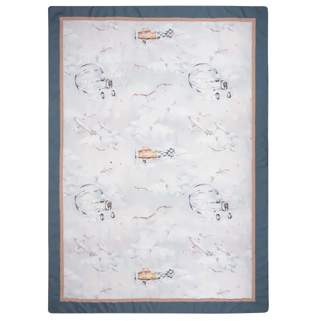 Κουβερλί Κούνιας 110x150 Essential Greenwich Polo Club 8852 Grey 100% Microfiber