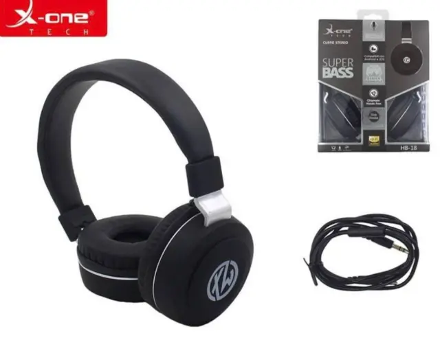 Ενσύρματα Ακουστικά On Ear X-One HP-905 Κόκκινα/Μαύρα 2