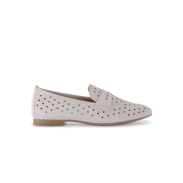 Gabor Μοκασίνια-Loafers Γυναικείο δέρμα Nubuck Γκρί GAB/65219 12-LEINEN