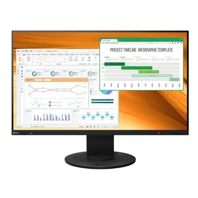 EIZO Monitor 24" FlexScan EV2400R-BK IPS FHD (EV2400R-BK)