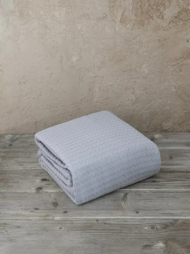 Κουβέρτα Habit - Light Gray Ένα χρώμα Υπέρδιπλη 240x270