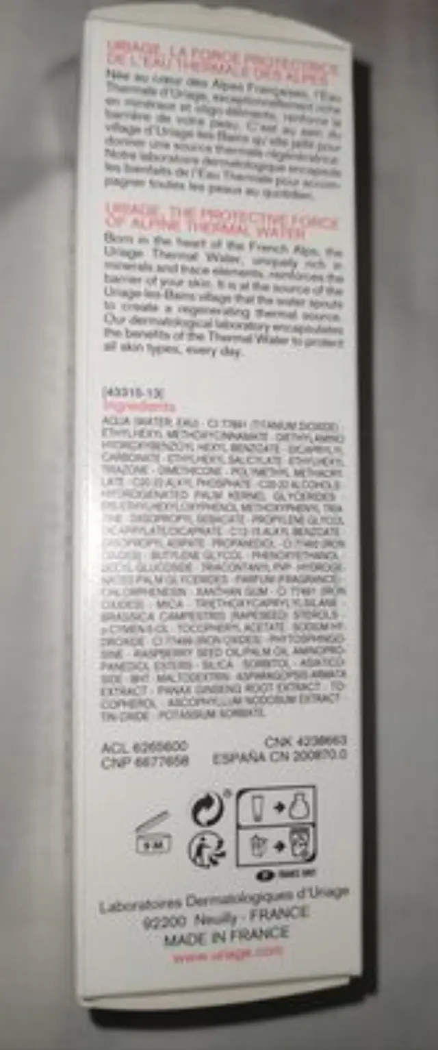 Uriage Roseliane CC Cream Light Tint SPF50 Ενυδατική Κρέμα με Χρώμα Πολύ Υψηλής Αντηλιακής Προστασίας, 40ml 2