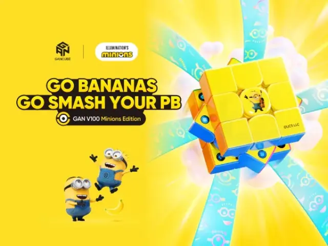 GAN V100 MagLev UV 3x3 (Minions Edition) 2