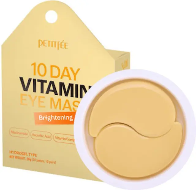 Petitfee 10 Day Vitamin Μάσκα Ματιών για Λάμψη 20τμχ