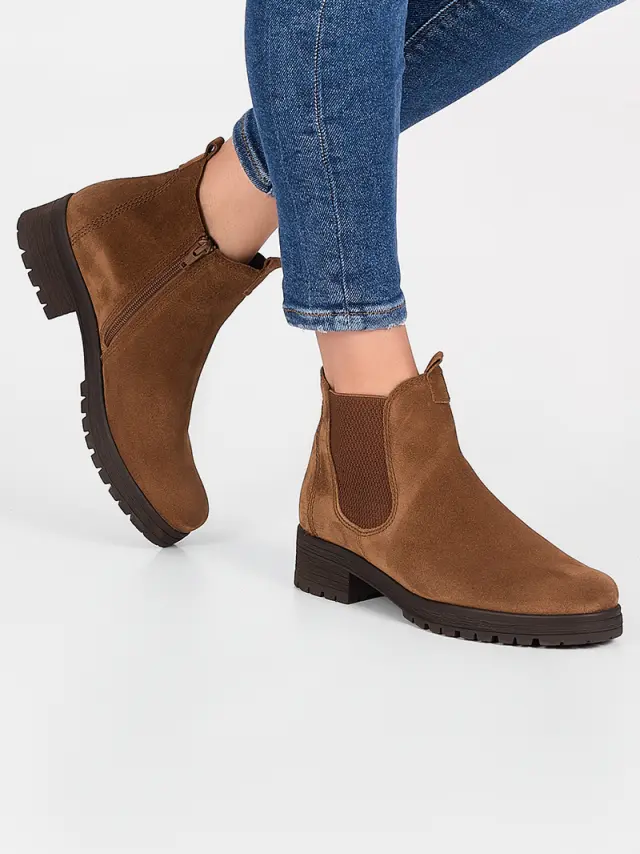 Gabor Μποτάκια Γυναικείο δέρμα Nubuck Καφέ GAB/72091 43-COGNAC - 37 2