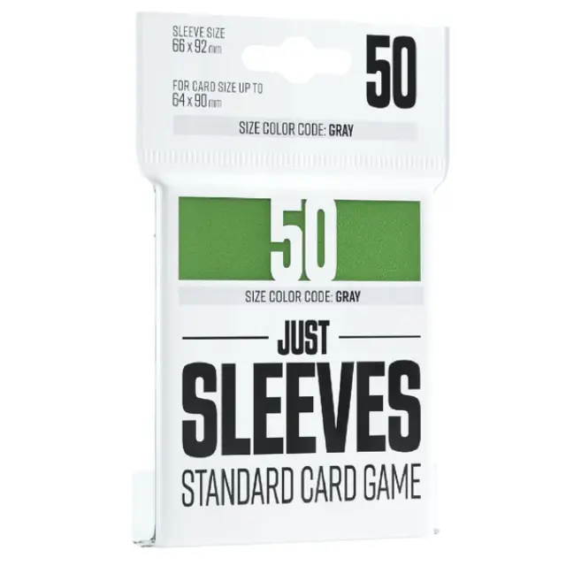 Just Sleeves - Standard Card Game Green (50 Sleeves)