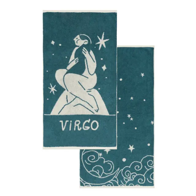 Σετ Πετσέτες Προσώπου 2 Τεμαχίων Kentia Zodiac-Virgo 50x90 2