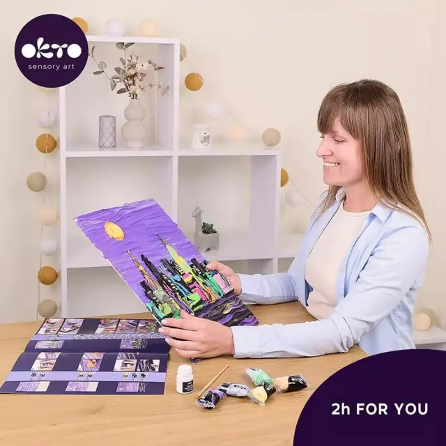 Okto DIY Δημιουργικό Sensory Σετ Ζωγραφικής 3D με Πηλό New York (12-99 ετών) 10040 3