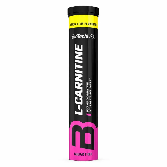 Biotech USA L-Carnitine Effervescent 500mg με Γεύση Lemon Lime 20 αναβράζοντα δισκία