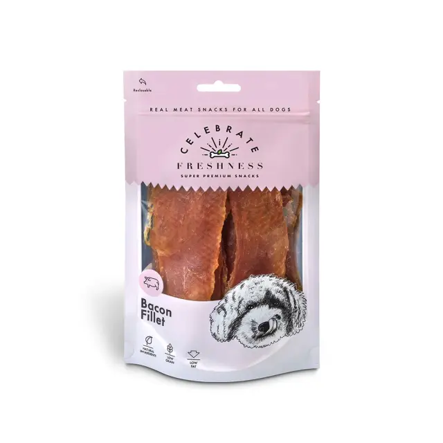 Λιχουδιές Σκύλου Celebrate Freshness Bacon Fillets 100gr