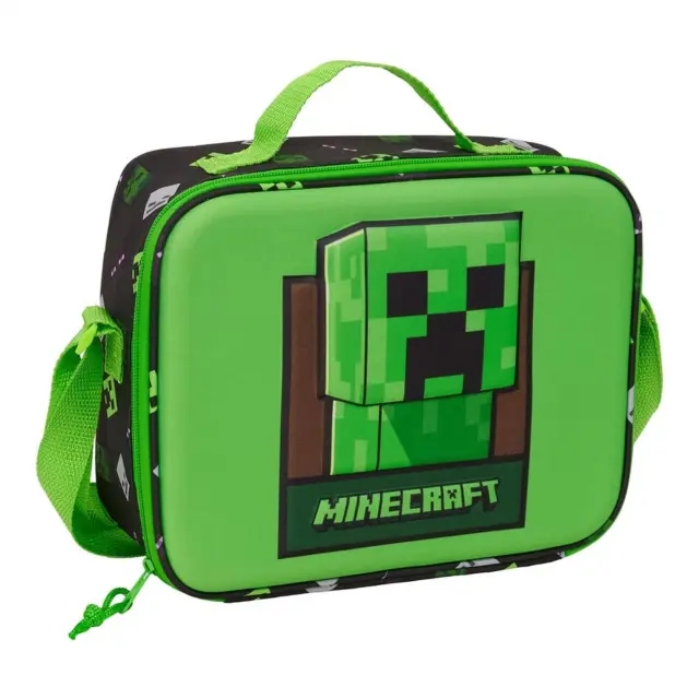 Τσάντα νηπιαγωγείου Minecraft 3D thermal lunch bag