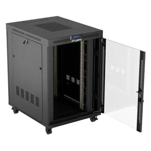 Lanberg Καμπίνα Rack 19" 22U 800X1000 Black LCD V2 (FF01-8022-12BL)