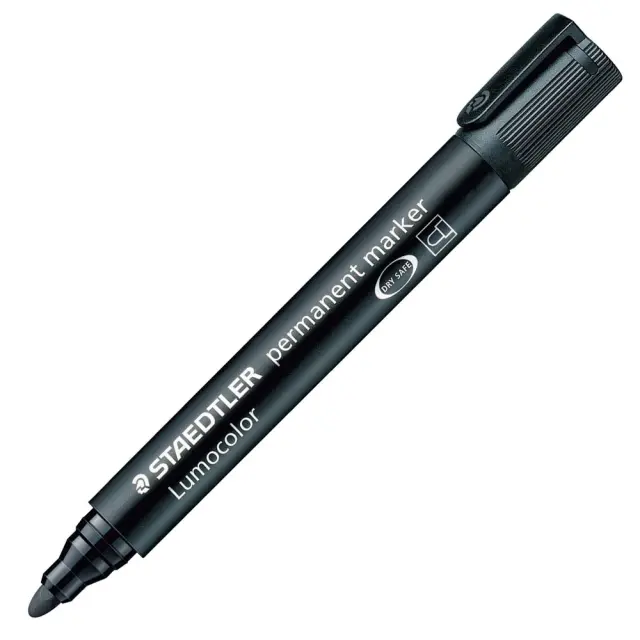Μαρκαδόρος Ανεξίτηλος Staedtler Lumocolor Permanent 352 - Black