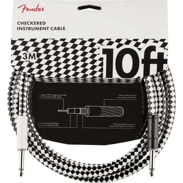 Fender Pro Checkerboard Καλώδιο Οργάνου 3m