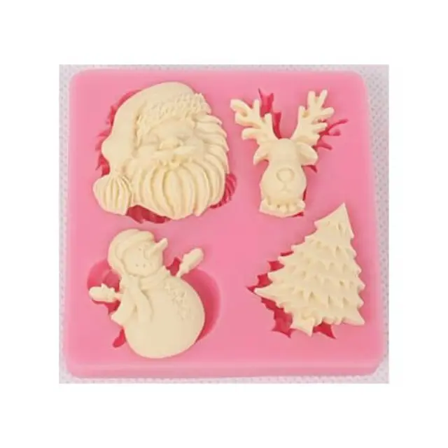 Καλούπι σιλικόνης, Christmas 7x7cm