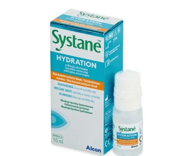 Alcon Systane Hydration Eye Drops MDPF Οφθαλμικές Σταγόνες με Υαλουρονικό Οξύ Χωρίς Συντηρητικά, 10ml