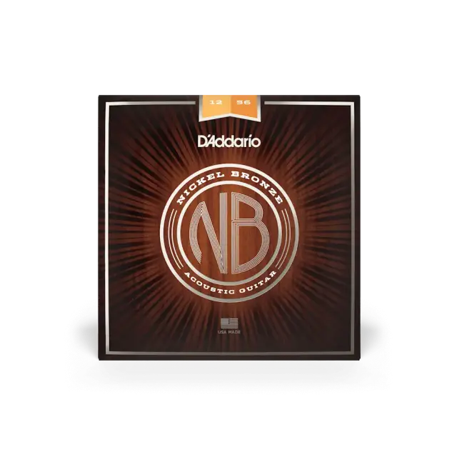 D'Addario NB1256 Nickel Bronze Χορδές Ακουστικής Κιθάρας 12 - 56